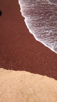 Playa roja